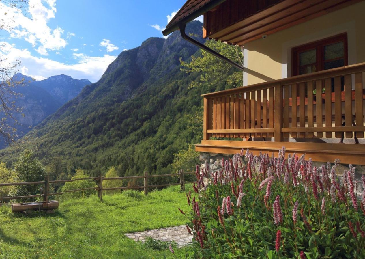 Zadnjica Holiday House Soča Exterior foto